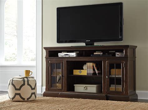 Maybe you would like to learn more about one of these? Extra Large TV Stand with Breakfront & 2 Glass Doors by ...
