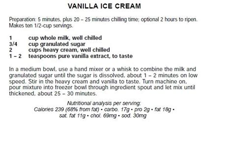 This recipe for vanilla ice cream is going to melt in your mouth! Cuisinart Basic - Vanilla base | Ice cream preparation ...
