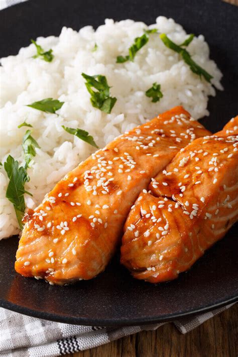 Sesame Crusted Grilled Salmon Teriyaki Recipe