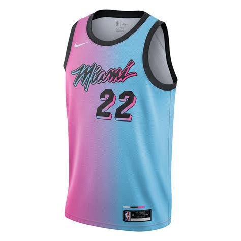 Nike Miami Heat Jimmy Butler 202021 Mens City Swingman Jersey Rebel