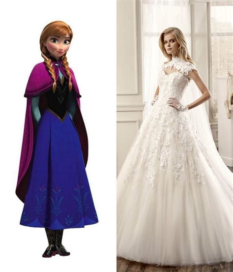 Anna Disney Frozen Wedding Dress K4 Fashion