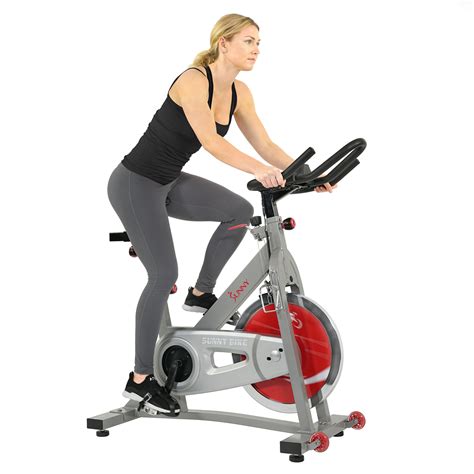 Sunny Health And Fitness Stationary Belt Drive Pro Ii Indoor Cycling Exercise Bike W 40 Lb