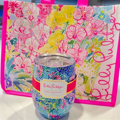 Lilly Pulitzer Dining Lilly Pulitzer Nwt Insulated Stemless Tumbler
