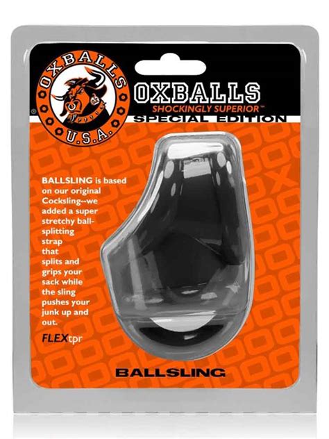 Hier Diskret Günstig Kaufen Oxballs Cockring Ballsling Schwarz