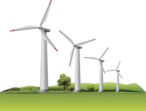 Best Wind Power Cartoon Illustrations Royalty Free Vector Graphics