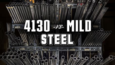 4130 Vs Mild Steel Youtube