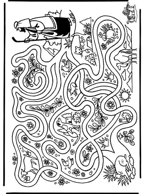 Download and print these good shepherd free coloring pages for free. Shepherd looking for sheep maze - goes along with our ...