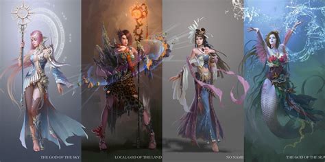 Los Cuatro Elementos Beautiful Fantasy Art Fantasy Illustration Concept Art