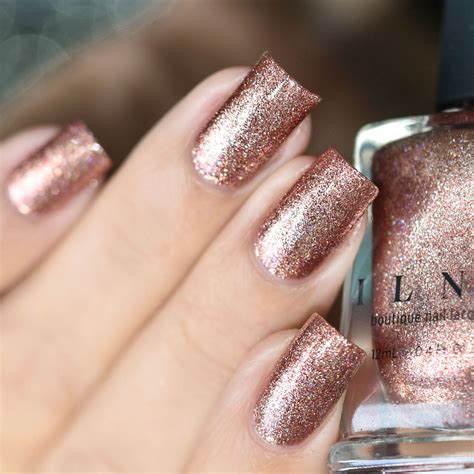 Copper Top Copper Holographic Ultra Metallic Nail Polish By Ilnp