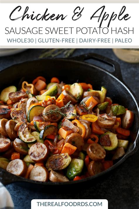 Cover and simmer on a medium heat for 1 hour 20 minutes. Chicken & Apple Sausage Sweet Potato Hash | Recipe | Whole 30 breakfast, Real food recipes ...
