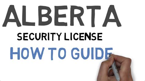 Alberta Security License How To Guide Youtube