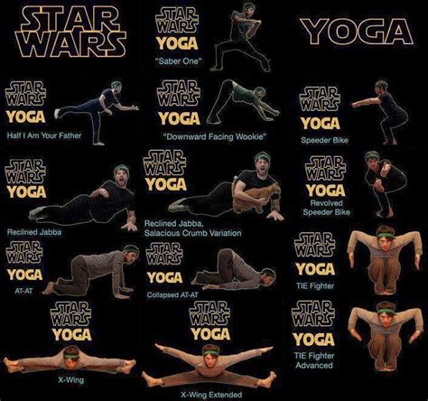Star Wars Yoga Star Wars Yoga Star Wars Workout Yoga Funny