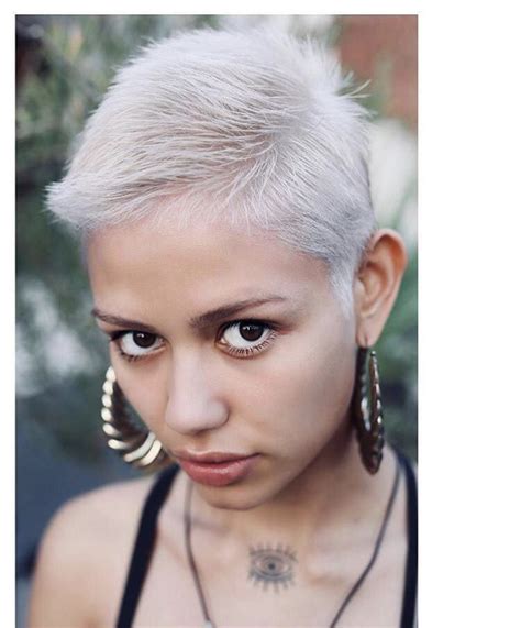 Boho Chic Textured Pixie With Tapered Sides And Platinum Silver Hair