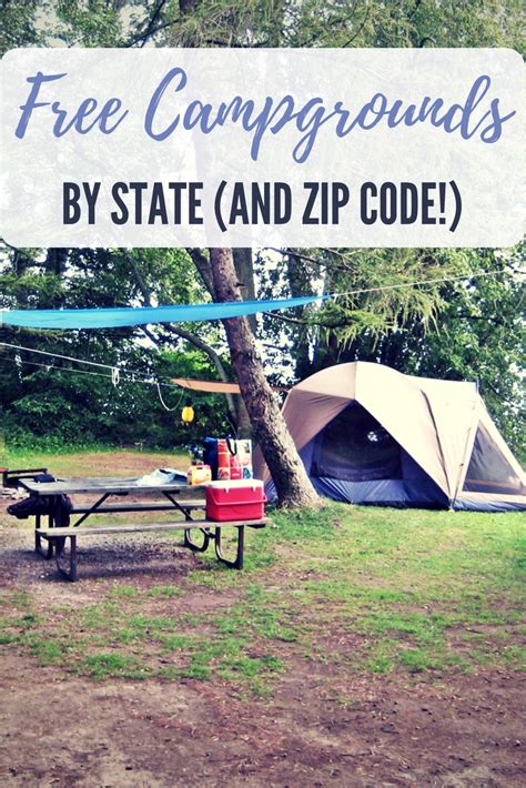 Not far away in distance: Free Campgrounds by State (and Zip Code!) - SHTF Prepping ...