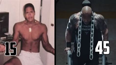 Dwayne Johnson The Rock Transformation From Youtube