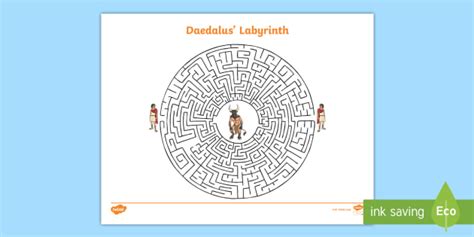 Daedalus And His Labyrinth Maze Activity Teacher Made