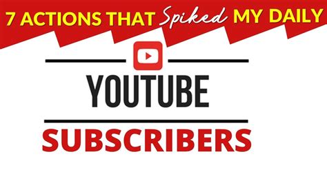 How To Gain Subscribers On Youtube 💥 7 Actionable Tips To Get Youtube
