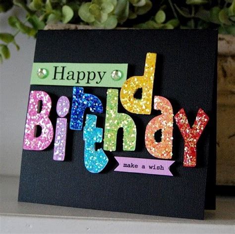 A good idea for birthday card for girls. Handmade Happy Birthday Card Ideas - BirthdayWishings.com