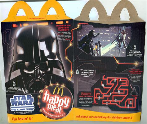 Mcdonalds Happy Meal Featuring Star Wars The Clone Wars I 2008
