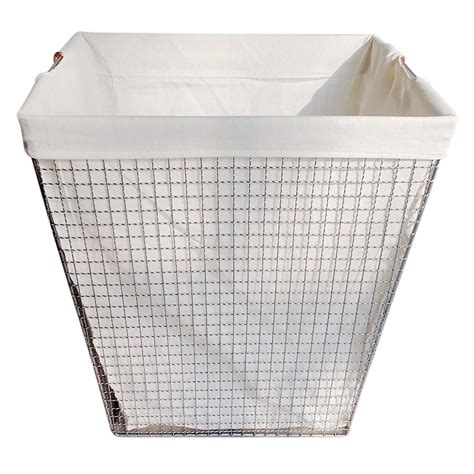 Maybe you would like to learn more about one of these? Wire Laundry Basket Rectangle Gold Handle | At Home