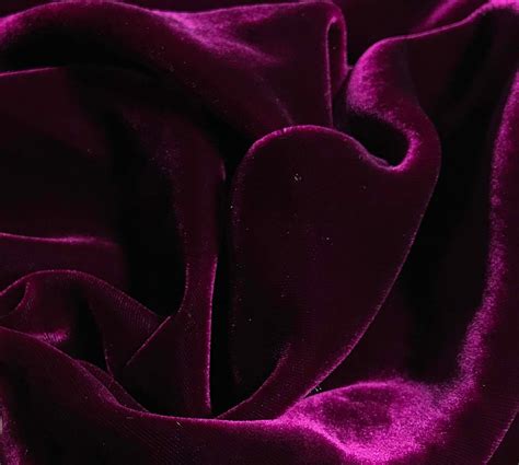 Iridescent Deep Fuchsia Silk Velvet Prism Silks