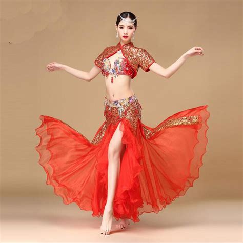 Buy New 2017 Luxury Oriental Belly Dancing Costume