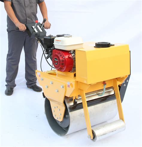 Mini Walk Behind Road Roller 325kgs Weight Centrifugal Force 15kn