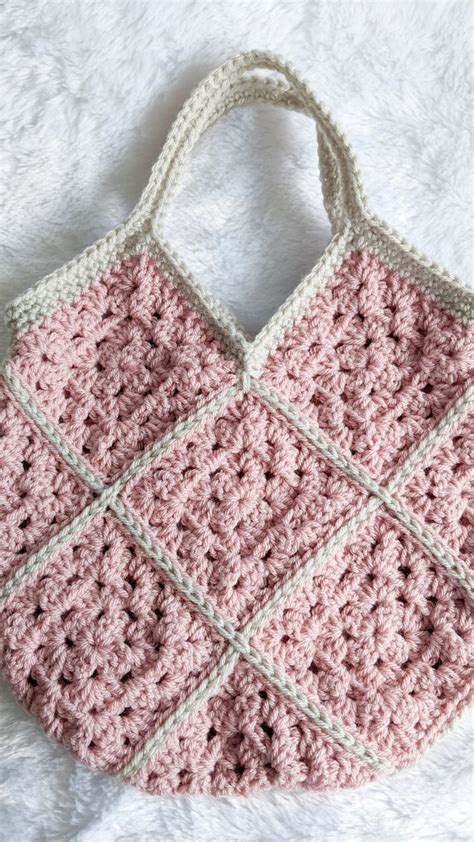 Granny Square Tote Bag Pattern Crochet Tote Pattern Bag Crochet