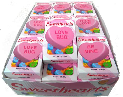 Necco Conversation Hearts 1oz Box 36ct 32640 Conversation Hearts Candy Heart Candy Candy