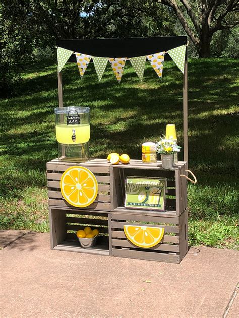 Lemonade Stand Complete With All Accessories And Decor Etsy