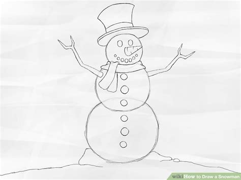 Schneemann zeichnen weihnachten dekoration weihnachtsschneemann weihnachtszeit weihnachtsbasteln weihnachtsschmuck antike weihnachtsmänner vintage urlaub. How to Draw a Snowman: 8 Steps (with Pictures) - wikiHow