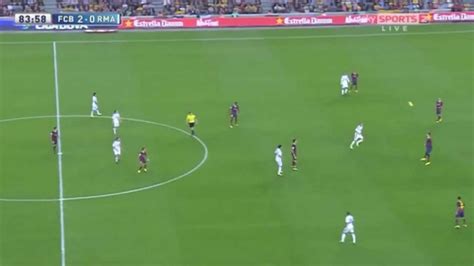 Xavi Hernández Amazing Backheel Touch Barcelona Vs Real Madrid 261013 Youtube