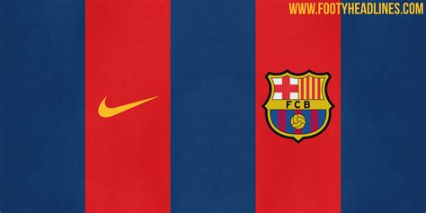 Leaked Barcelona 16 17 Home Kit Colors And Design Footy Headlines