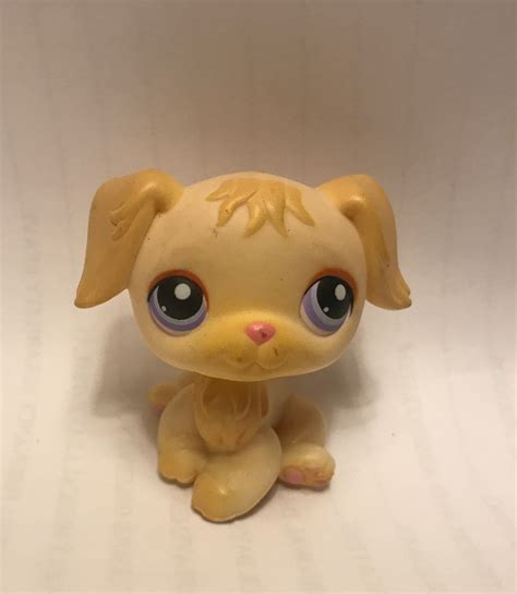 Welcome To This Listing Of Lps 268 Yellow Golden Retriever Dog Blue