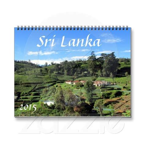 Sri Lanka 2015 Calendar Zazzle Wall Calendar Calendar 2015 Calendar