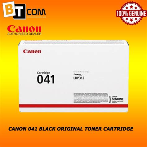 Canon 041 Black Original Toner Cartridge Shopee Malaysia