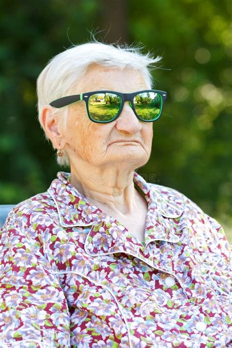 Funny Old Lady Stock Image Image Of Person Joyful Elderly 58508353