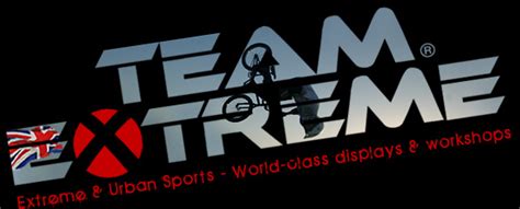 Team Extreme Skateboarding Bmx Extreme Sports Displays Shows