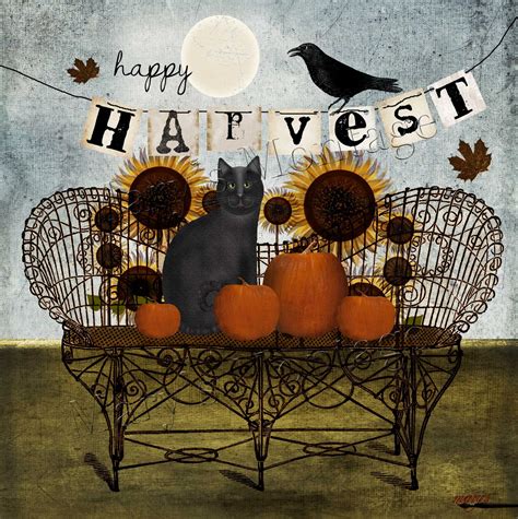 Happy Harvest Art Download And Print 85x85 Etsy