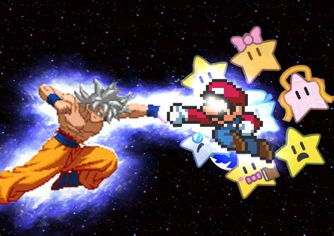 Mario Vs Goku By The Universe Batlle On Deviantart
