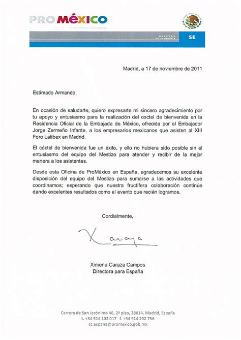 Modelo De Carta De Agradecimiento Para Un Jefe Kulturaupice My Xxx