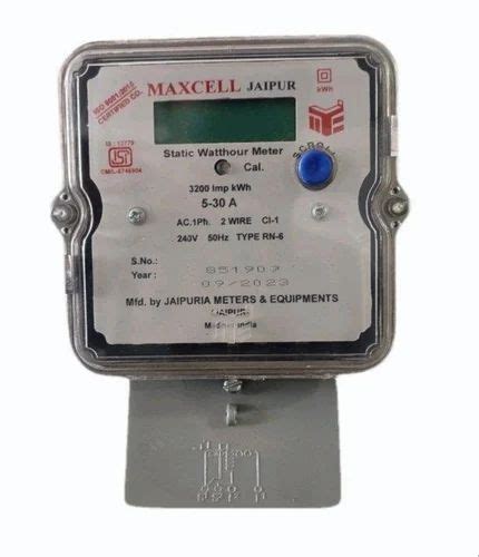 Maxcell Jaipur 30 A Lcd Static Watt Hour Meter At Rs 370 In Ahmedabad