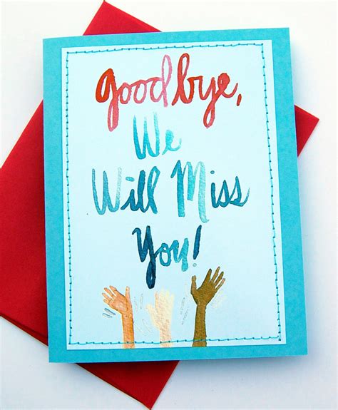 Good Bye Will Miss You Farewell Greetings Farewell Greeting Cards Greeting Cards Quotes