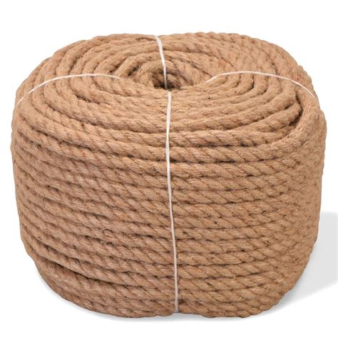 Copedvic 500m8mm 100 Natural Hemp Rope Twisted Strong Jute Rope All