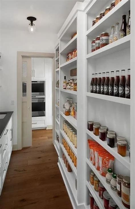 38 Diy Farmhouse Pantry Shelves In 2020 Pantry Room Kitchen Pantry