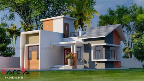 850 Sq Ft 2bhk Contemporary Style Single Floor Home And Free Plan 13