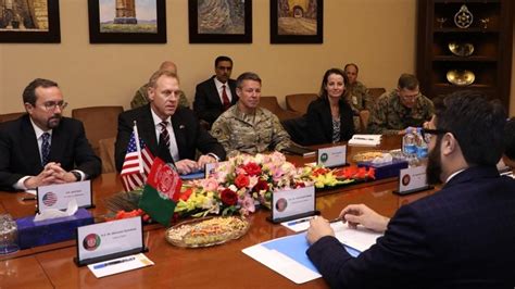 Acting Pentagon Chief Patrick Shanahan Meets Afghan President In Kabul