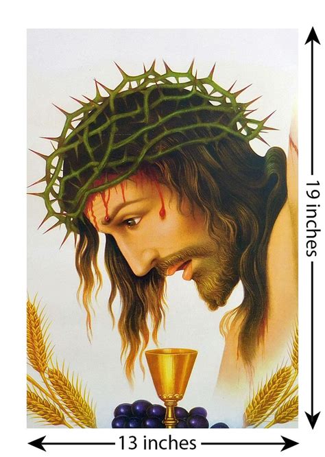 Jesus Christ Wearing Crown Of Thorns