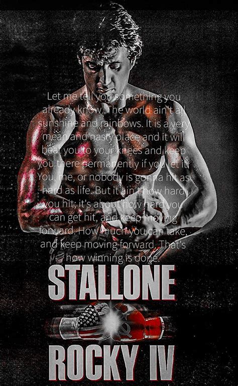 Rocky Balboa Boxeo Lucha Películas Citas Rambo Slyvester Stallone