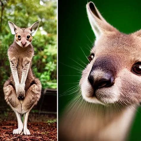 A Kangaroo Cat Hybrid Animal Photography Stable Diffusion Openart